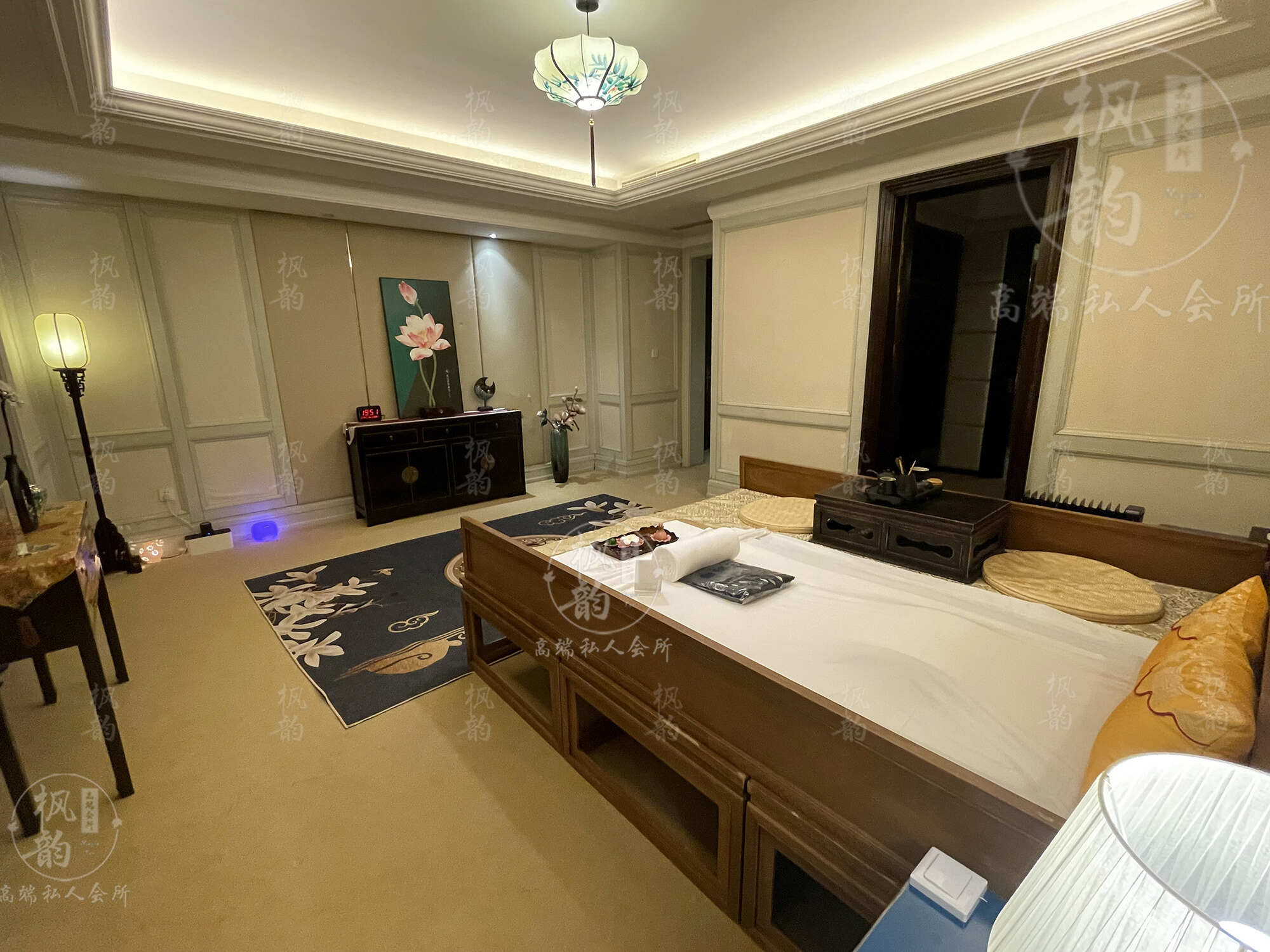 广州天津渔阳鼓楼人气优选沐足会馆房间也很干净，舒适的spa体验